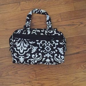 Thirty-one makeup bag, black and white